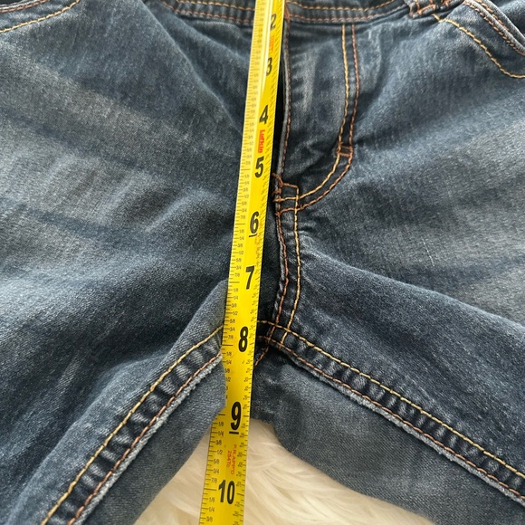Jolt Womens Skinny Jeans Size 11 Bootcut Flare Med Washed Low Rise Thick Stitch - Picture 3 of 5